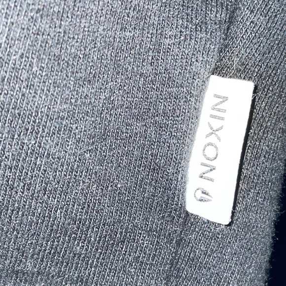 Used Nixon Zip Up Hoodie! Black sized Medium - Picture 3 of 6